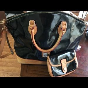 Patent Dooney & Bourke satchel